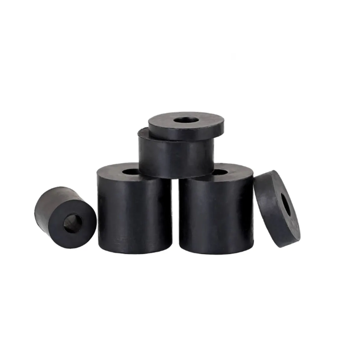 

M4M5M6M8M10 Circular Rubber Shock-Absorbing And Soundproof Gasket Air Conditioning External Unit Thickened Pad
