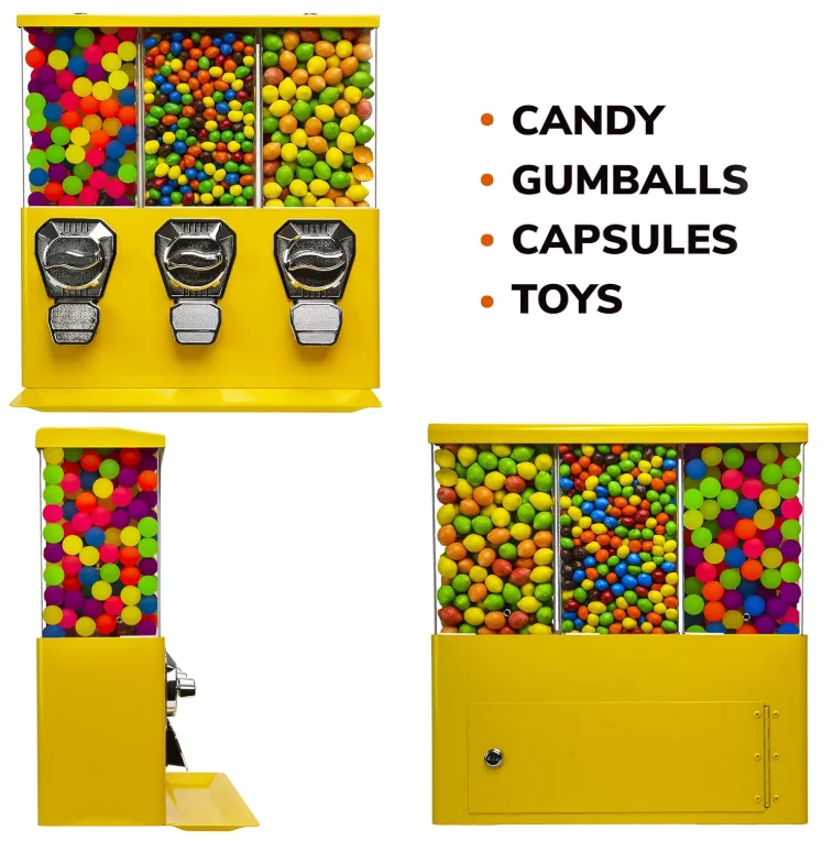 Popular Deer Three-in-One Candy Vending Machine with 300-600 Capacity for Southeast Asia Shopping Malls & Supermarkets