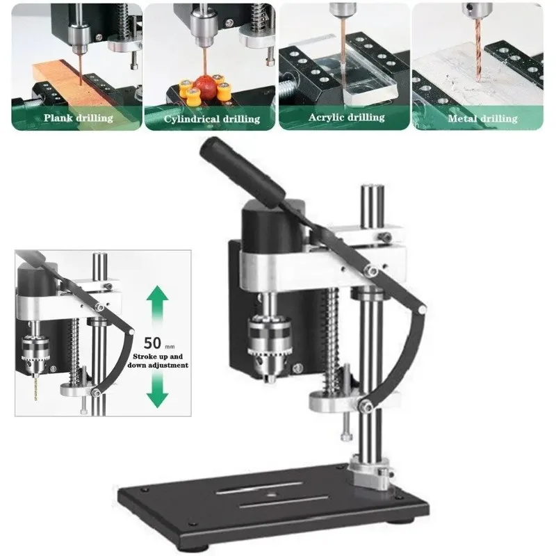 

Мини-настольный сверлильный станок с переменной скоростью, электрический настольный сверлильный станок, точная дрель, верстак для дерева, ювелирных изделий, металла, пластика