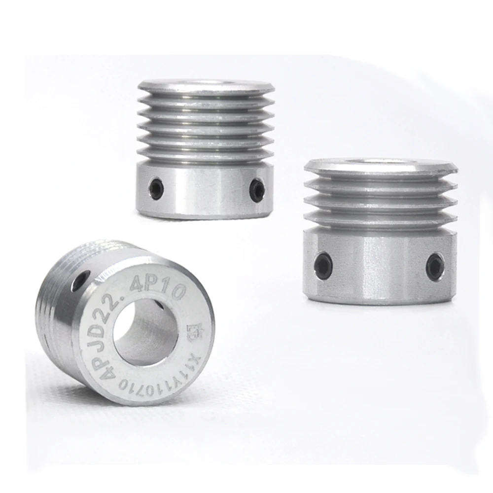 4PJ Multi Wedge Wheel PJ Belt Pulley 4 Slots Motor Shaft 4 Peak Groove Pulleys Timing Pulley 5/6/8/10-15mm Transmission Parts
