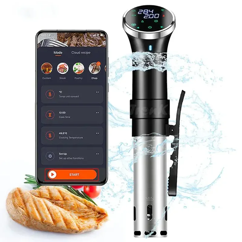 

SAHE NEW Sous Vide WIFI Electric Stew Pot Vacuum Food Cooker Slow Cooker Immersion Circulator Circulator for Beef Eggs Seafood