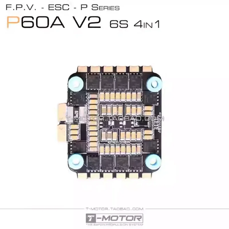 VIVaSTmotor P60A V2 6S 4IN1 ESC 128KHz PWM Electronic Speed Controller For FPV FC Stack BETAFLIGHT/ALPHA/EMUFLIGHT RC Model DIY