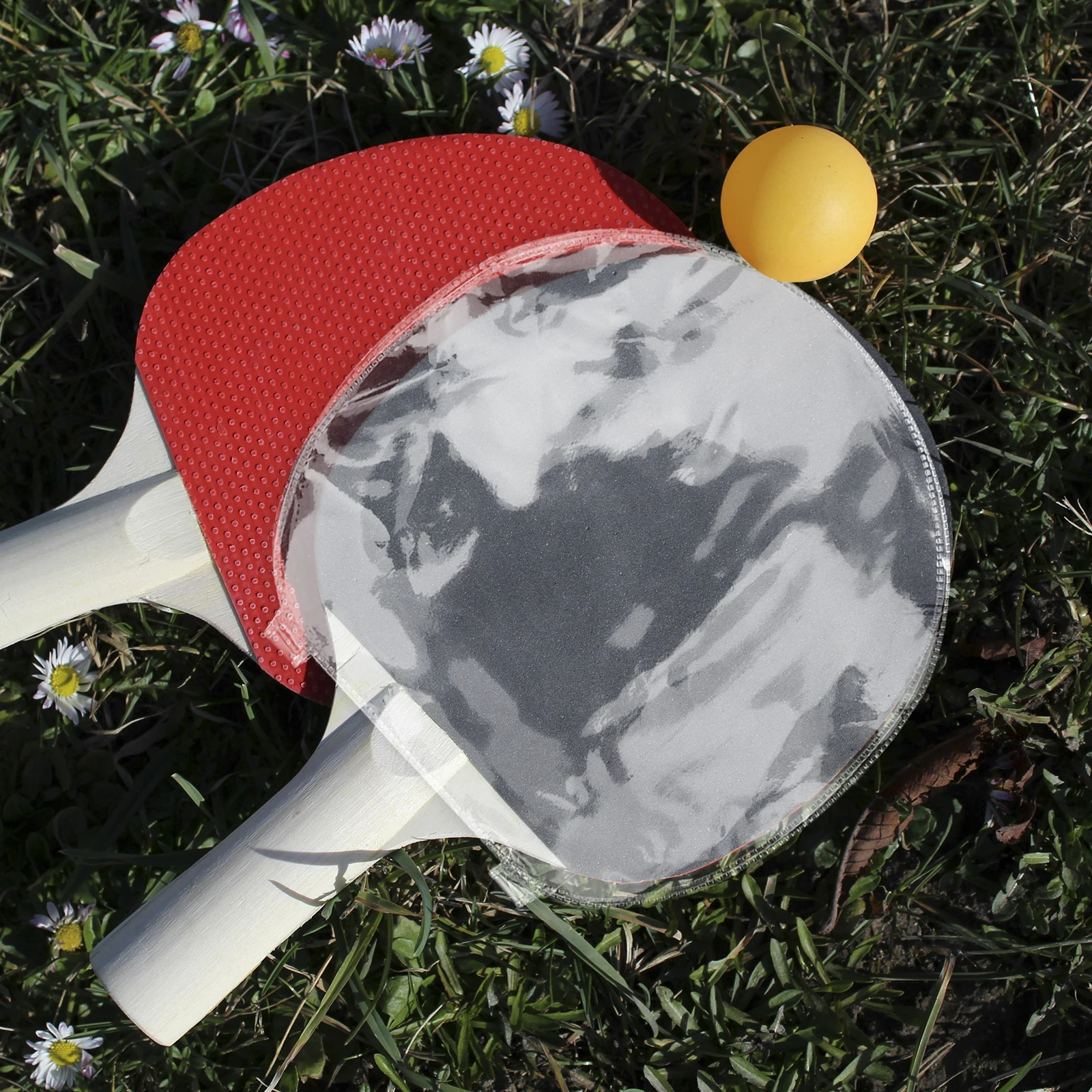 

5 Pcs Table Tennis Racket Protective Film Transparent Double Sided Adhesive PVC Professional Guard Films for Paddle Durable
