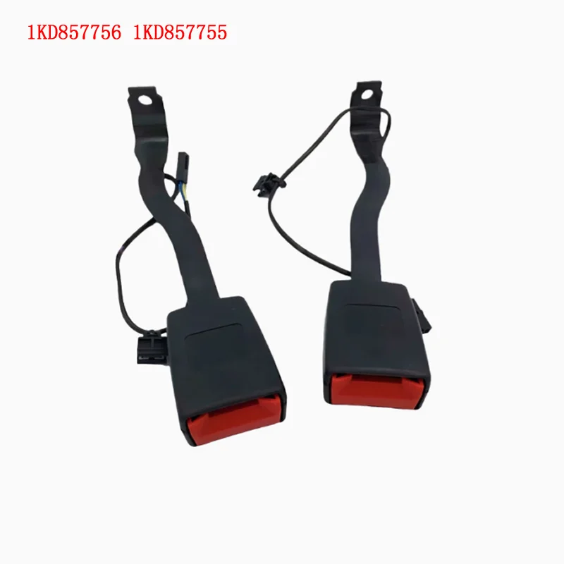 

1x/2x Front Right&Left Seat Belt Catch Buckle Padding Socket Plug For VW Golf 5 6 Plus Jetta MK5 A6 Passat 1KD857756 1KD857755
