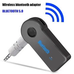 Wireless Bluetooth 5.0 Receiver Transmitter USB Adapter Audio Receiver 3.5mm Jack For Car Music Audio Aux Headphone Reciever