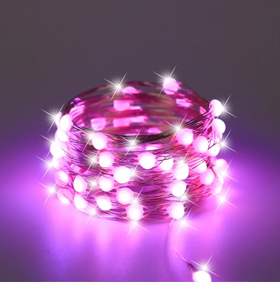 Guirxiété lumineuse LED en fil de cuivre RVB, lumières dégradées, télécommande USB, 16 couleurs, guirlandes lumineuses de Noël pour la fête, décor de guirxiété de mariage, nouveau, 5 m, 10 m, 20m, 2023