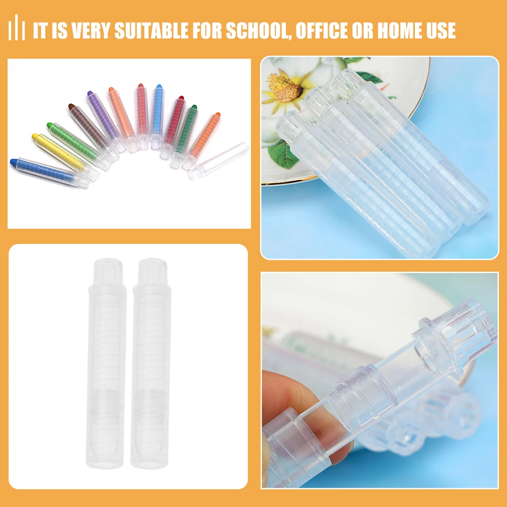 

14pcs Chalk Holders Clear Plastic Rotatable Adjustable Clip Cover for Teacher Office Classroom Home Student Supplieschalk clamp