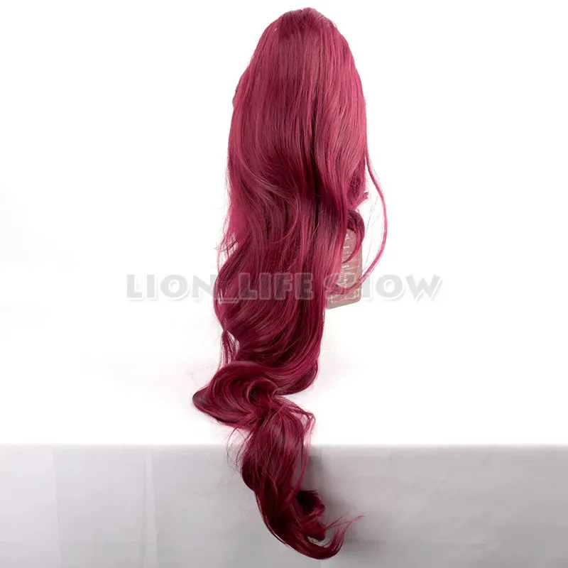 شعر الهالوين هرقل ميجارا أنيمي شعر مستعار طويل طويل 90 سم #3