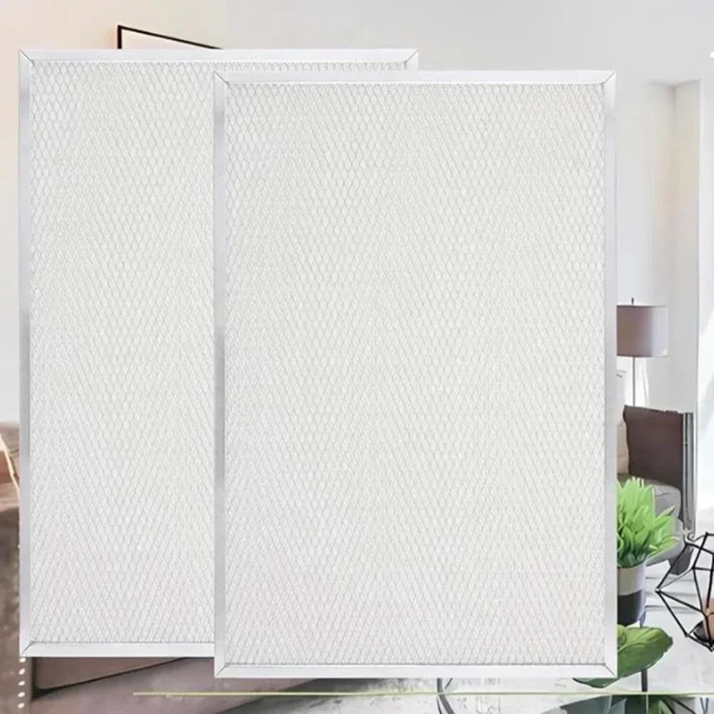 

Двойной фильтр 20 х 12,5 дюймов. Материал алюминиевого фильтра для домашней окружающей среды повышает эффективность воздушного потока. 20 дюймов х 12,5 дюйма.