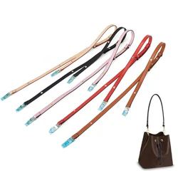 Adjustable Leather Bag Strap Customized Crossbody Shoulder Strap Drawstring Shrink Belt Buckle for Neonoe Bucket Bag Replacement