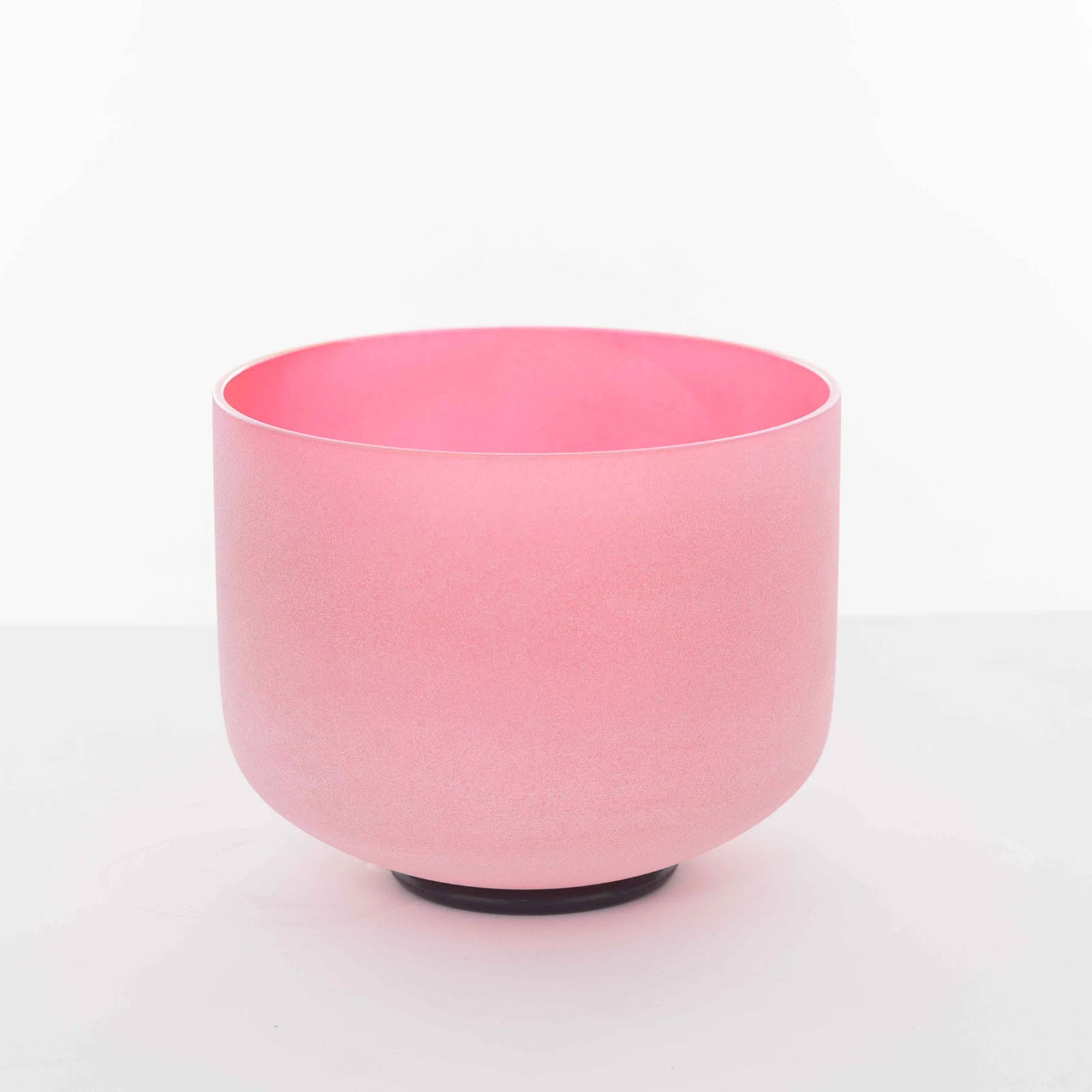 

Hey-eun 1PCS 8 Inch Note A B C D E F G Chakra Pink Frosted Quartz Crystal Singing Bowl 8" Meditation Yoga Perfect Sound Healing