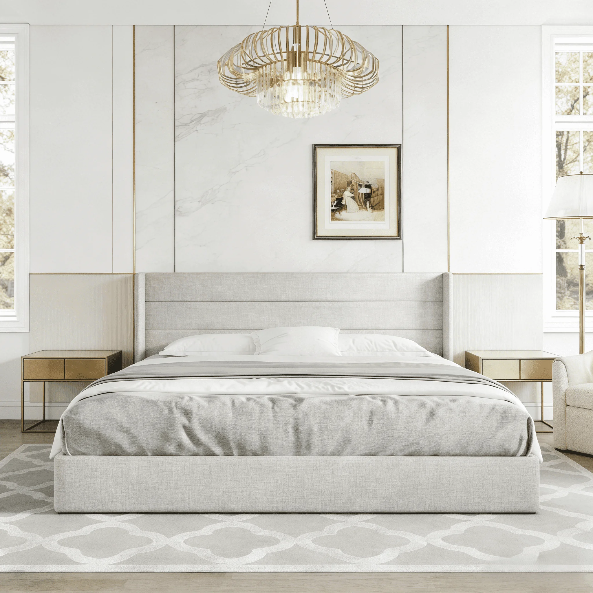 Letto matrimoniale king size i - Gas Lift Storage Bed Hydraulic recensione e prezzo