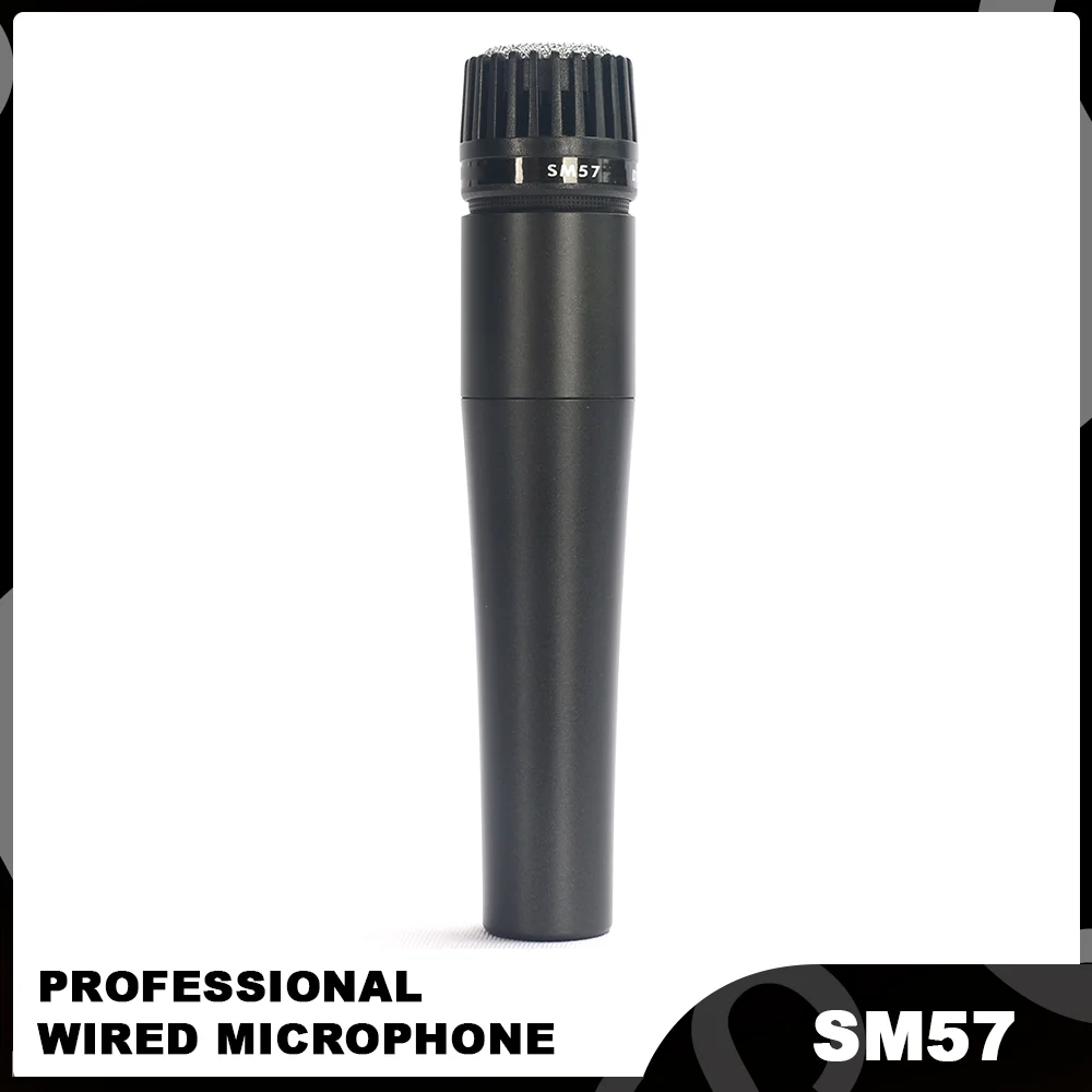 New Packing SM57 SM 57 Wired Dynamic Cardioid Professional Microphone Drum Kit Instrument for SM57-LC Mic