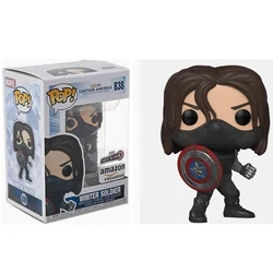 NEWest Arrival Funko Captain America Series Winter Soldier #838 Decoration Model Toy for Children's Toy Birthday Gift Collection