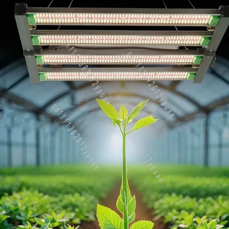 Foldable Multi-Bar Plant Growth Assembly, Full Spectrum Hanging Plant Cultivation Module, For Greenhouse&Hydroponic Cultivation