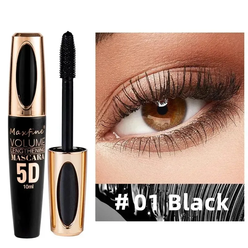 Colorful Mascara Waterproof and Quick Dry Not Blooming Blue Purple Green Rose Curling Lengthen Long Eyelash Eyes Makeup Tools