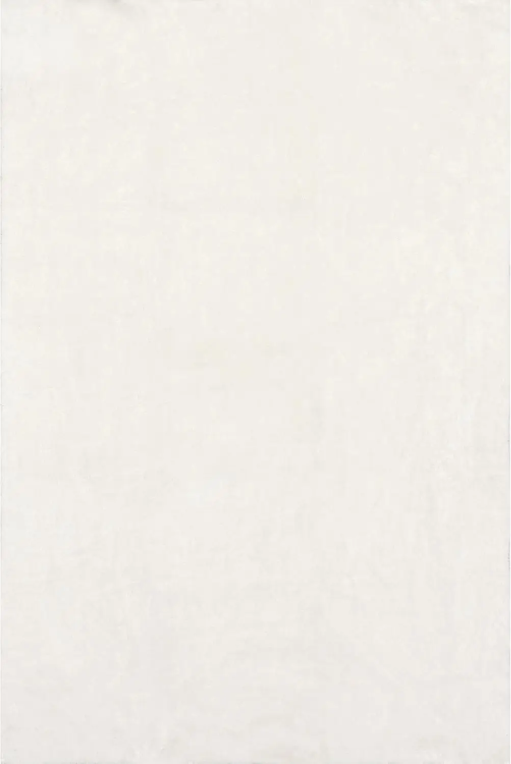 

4ft x 6ft Comfortable Plush Rug, Machine Washable and Non-Slip, Suitable for Living Room, Bedroom, Children's Room, White