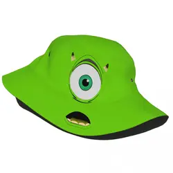 Monsters Inc Mike Wazowski Bucket Hat Headwear Accessories Fishing Fisherman Hats Hiking Woman Irish Country Hat UV Protection