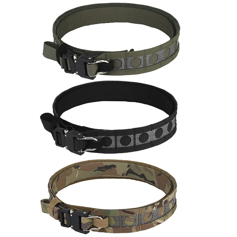 Adjustable Tactical Shooting Waistbelt, Hunting Belt, Quick Release, Airsoft Paintball Training, Wargame Waist Band, Cs