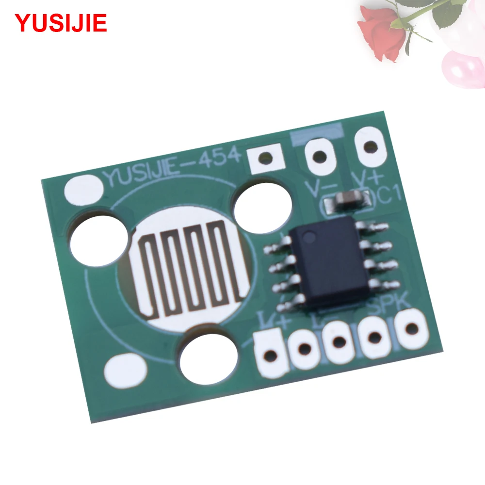 YSJ-454 dog barking chip three cycle bark electronic welding kit with LED flash