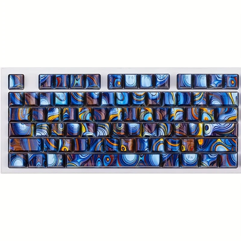 مجموعة أغطية المفاتيح فقط 104+24 XDA Keycaps تخطيط PBT للوحات المفاتيح الميكانيكية