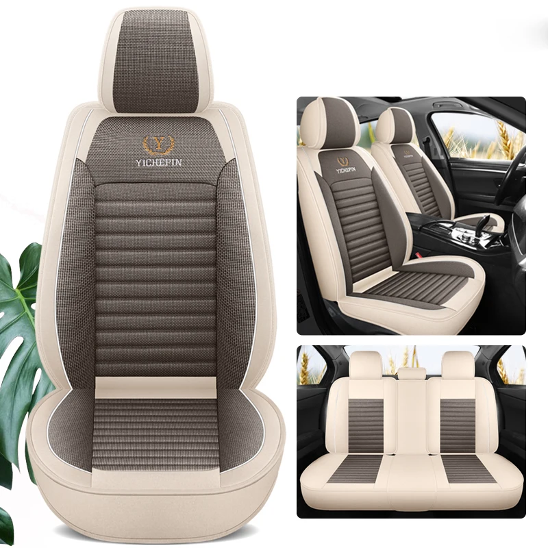 

Универсальные чехлы на автомобильные сиденья для Skoda Superb 2 3 Yeti Kodiaq Mitsubishi Pajero Sport Lancer X, дышащие аксессуары для салона автомобиля