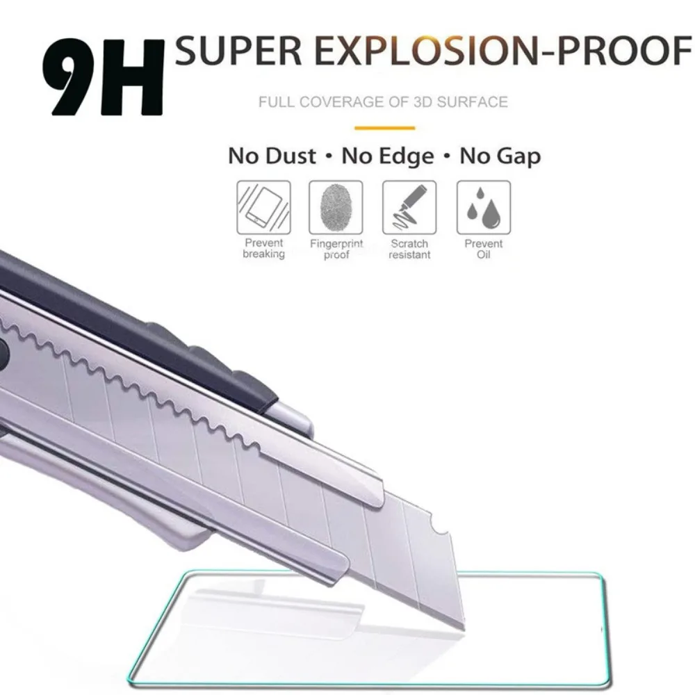 4PCS Tempered Glass for Google Pixel 8A 8 Pro 7 7A 6 6A 5 5A 4A 4 XL 3 9H Protective Transparent Screen Protector Film Glass