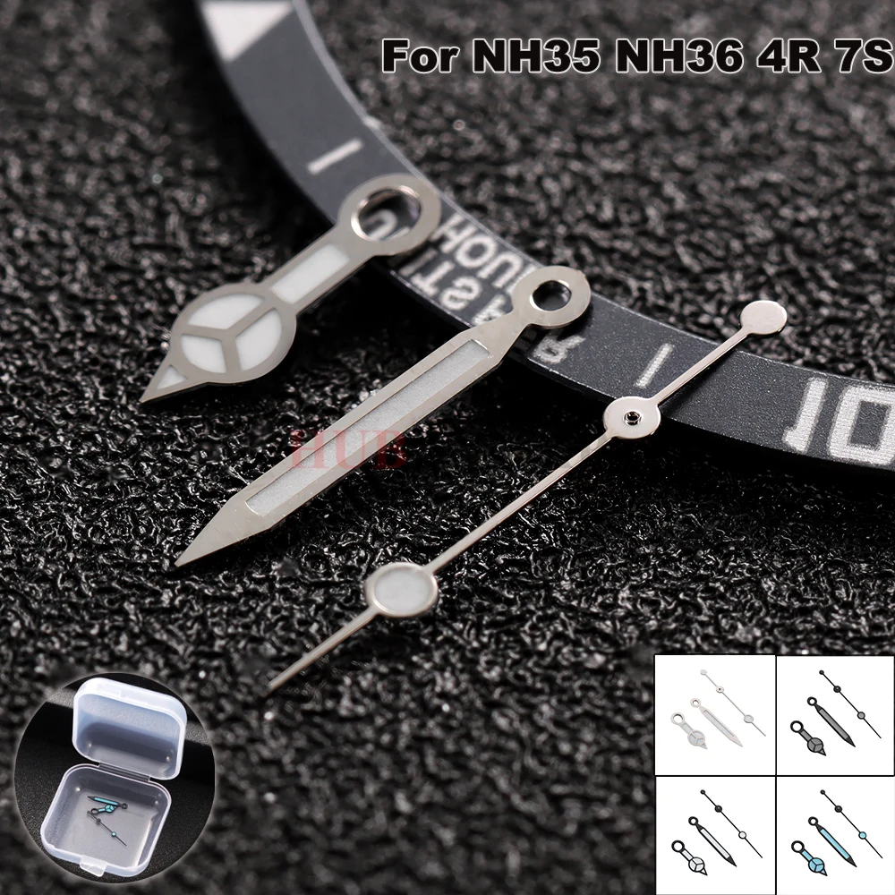 إكسسوارات ساعات عالية الجودة مؤشر ساعة NH Series 35 NH36 عقارب مضيئة مناسبة لحركة الأيدي NH35/ NH36 4R 7S #1