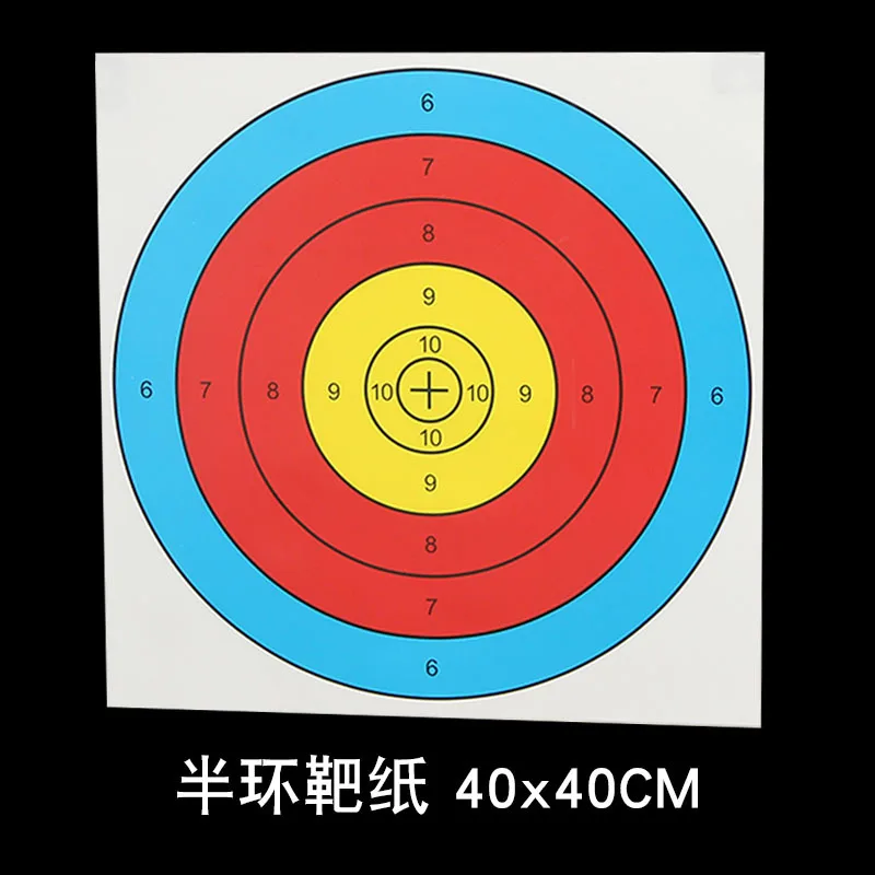 Shooting Shooting Target Paper 40x40cm Shooting Chart Shooting Dart Ring Target Paper Hunting Accessoires