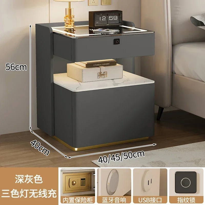 Bedroom Storage Locker Nightstands Comodini Designer Wood Sofa Side Table Living Room Bedside End Tables Bookcase Bed Desk Night