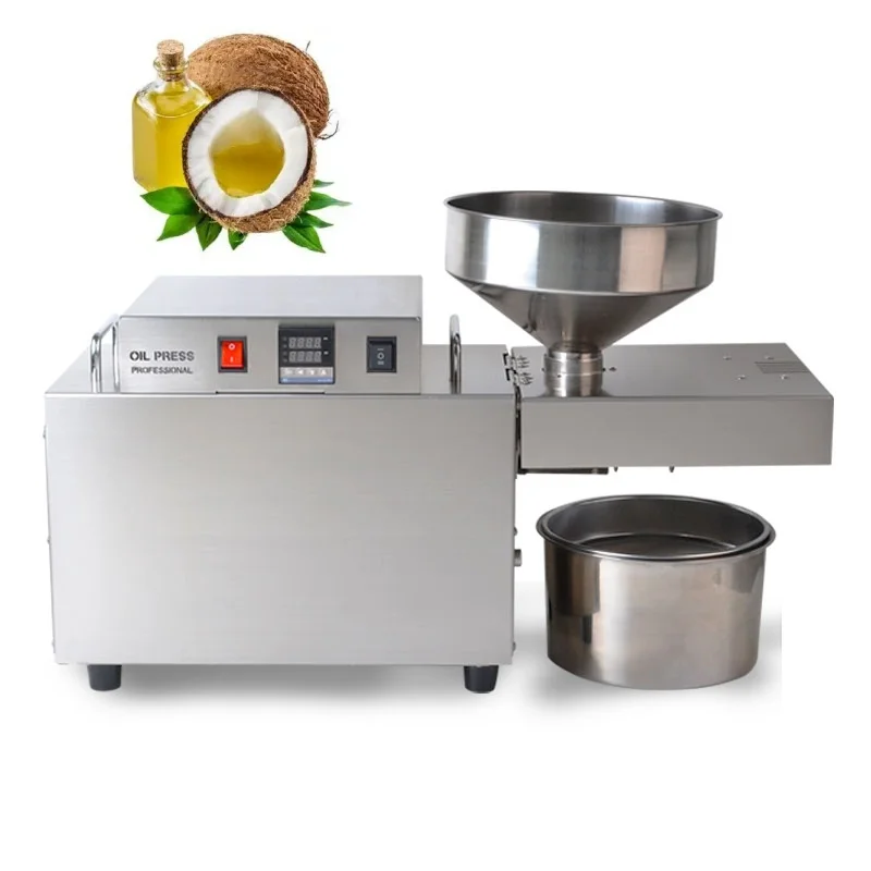 

S10 1500 Вт масляный пресс опунция семян груши семена подсолнечника из нержавеющей стали холодный мини-экстрактор кокосового масла