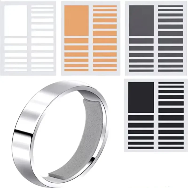 2pcs Patch for Adjusting Ring Size, Suitable for Loose Rings, Invisible Ring Size Adjuster, Reducer, Jewelry Tool