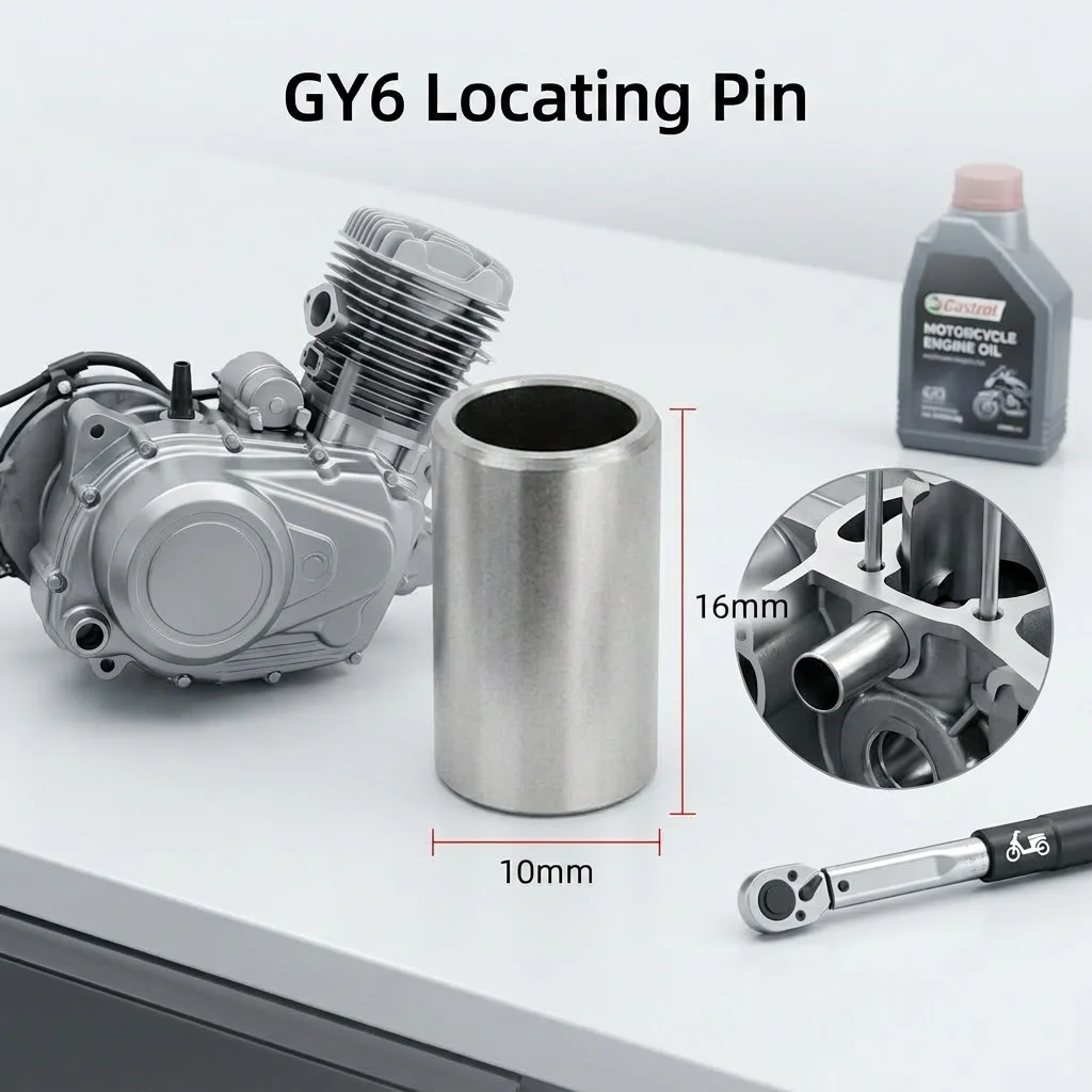 1/4Pcs Locating Positioning Pins Motorcycle Cylinder Head Dowel 8*14mm/10*16mm for GY6 Motorbike Scooter Engine Fittings