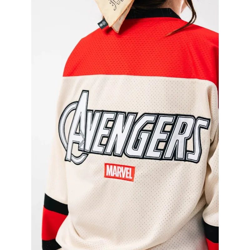 shoe-palace-marvel-avengers-ice-hockey-suit-elegante-e-casual-camiseta-de-manga-comprida-mais-vendida
