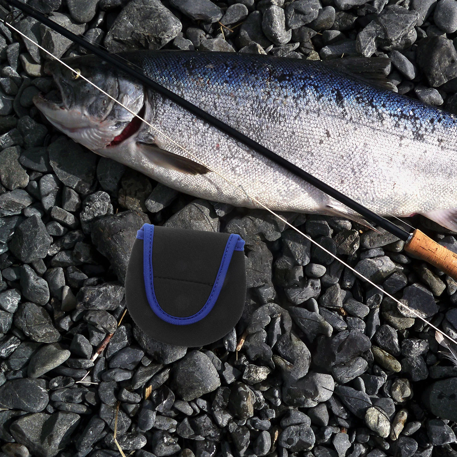 

Heavy Duty Reel Protective Cover for Fly Fishing Reels Abrasion Resistant Fabric Case Portable Storage Holder Accessory Gear