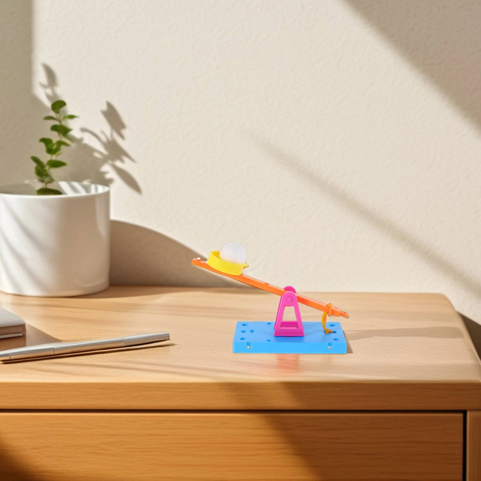 1 Satz 1 Satz wissenschaftliches Experimentierset für Kinder, Stielbau, DIY-Katapult, technische Erfindung, Handwerk, Schreibtisch, Physik-Spiel