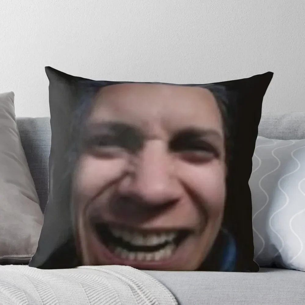 Cursed Vergil Throw Pillow Christmas Pillow Cases Pillow Case