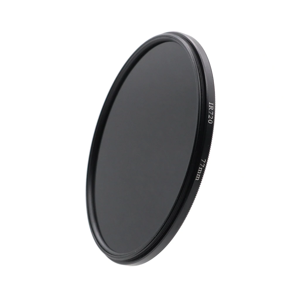 Filtr podczerwieni IR 720nm 760nm 850nm 950nm Filtr IR 46mm 49mm 52mm 58mm 62mm 67mm 72mm 77mm do obiektywu aparatu SLR DSLR — zdjęcie produktu 3