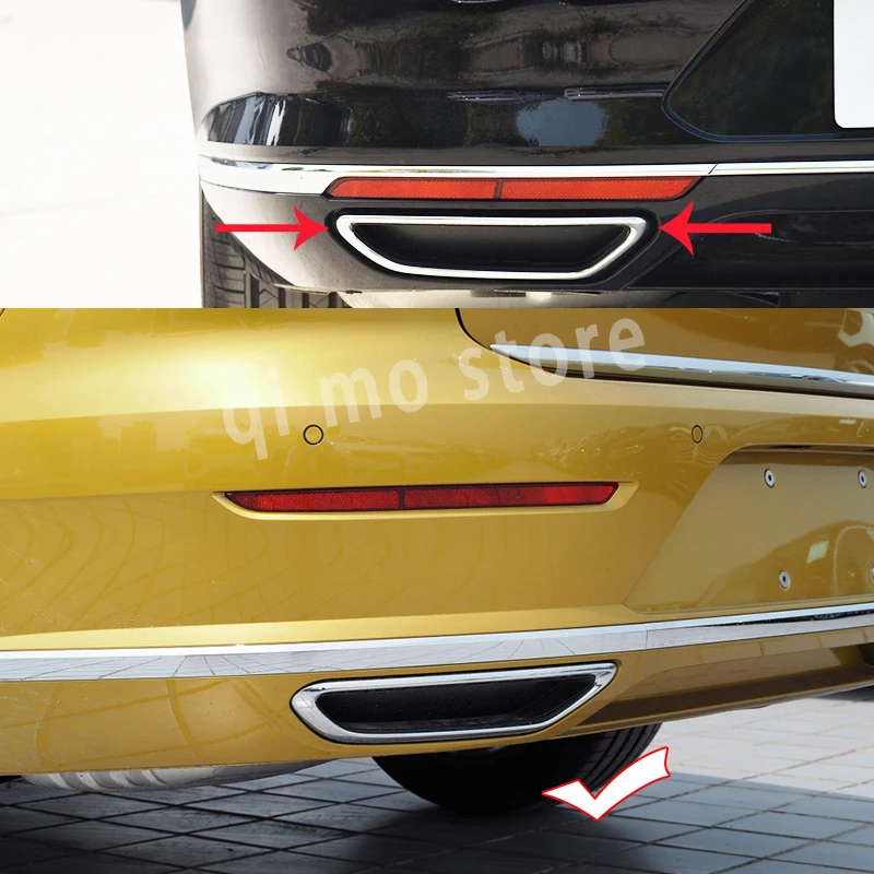 For Arteon Shootingbrake 2019-2022 2023 VW Passat B8 2015-2019 True Exhaust Modified Stainless Steel Pipe Tail Throat Accessory