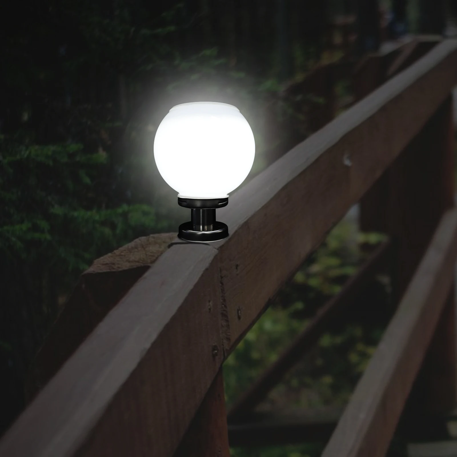 

Fence Post Lights Solar Powered Column Lamp 20cm White Durable Stainless Steel Fence Post Light Outdoor Garden