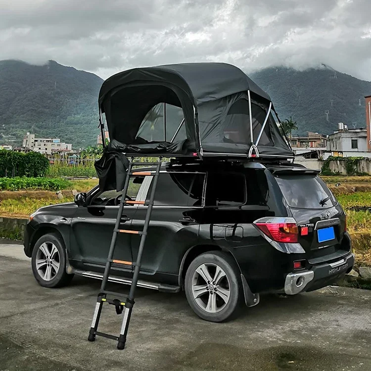 

4 Person Aluminum High Roof Top Tent Car Rooftop Tent For 4x4 Off-Road Camper Camping