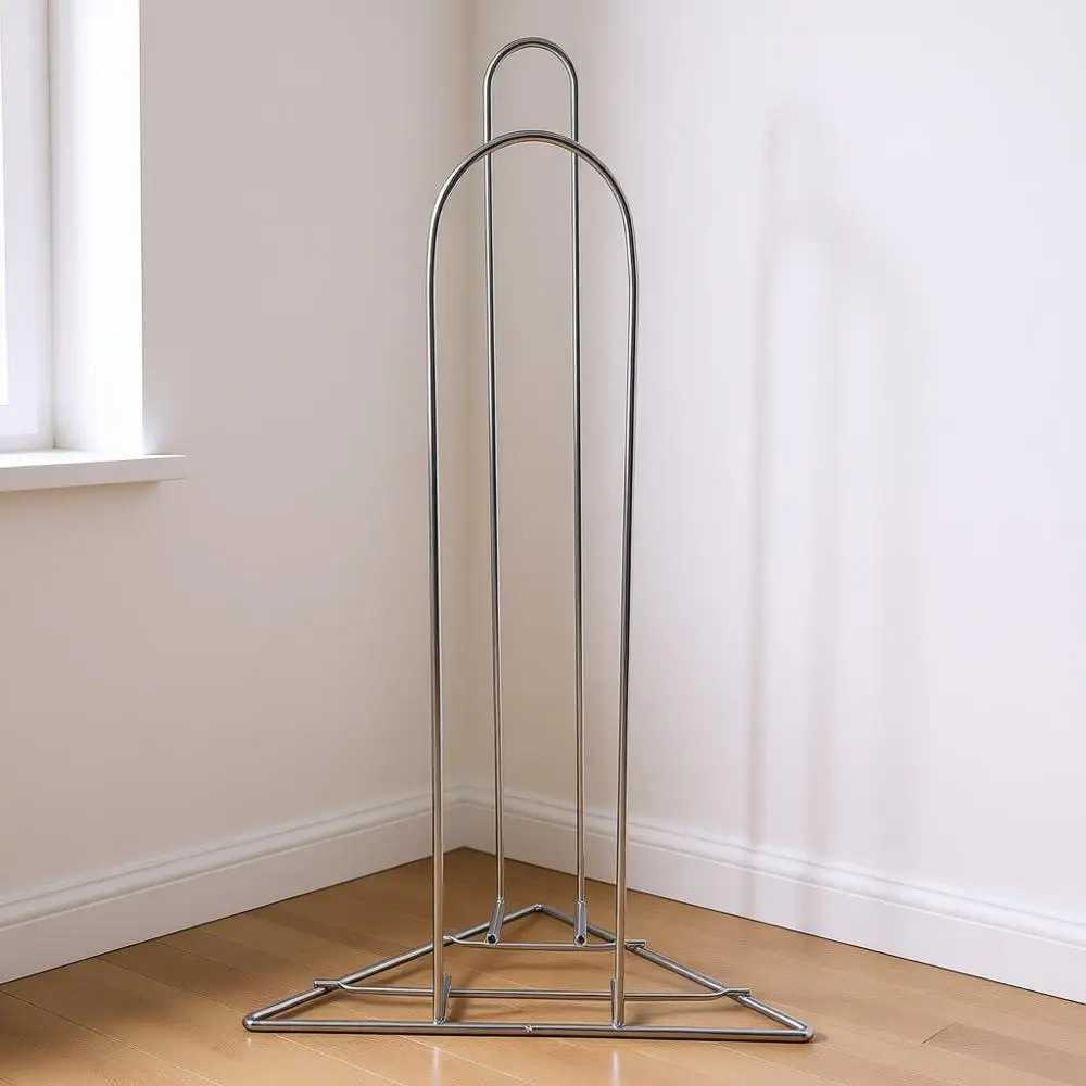 

Clothing Hanger Holder - 50-75 Hangers, Lightweight and Portable Organizer Stacker for Laundry Room and Retail