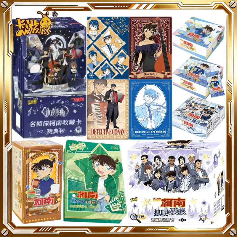 

Коллекционные карточки KAYOU Детектив Конан, том 1: «Вечная ночь. Прелюдия». Загадочная коробка. Аниме-карточная игра. Подарки на день рождения и праздники для детей.