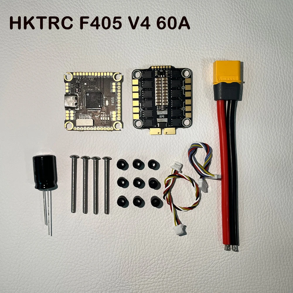 HKTRC F405 V4 Stack BLS 60A ESC & FC  30x30 RC iNAV Betaflight Configure Bluetooth 3-6S FPV Mark 5-8 inch frame Drone parts