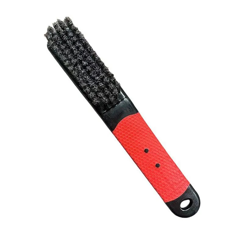 BAAR-2-Pack Heavy Duty Large Wire Brush, Stainless Steel Scratch Brushes For Aggressive Cleaning, DIY With Non-Slip Handle