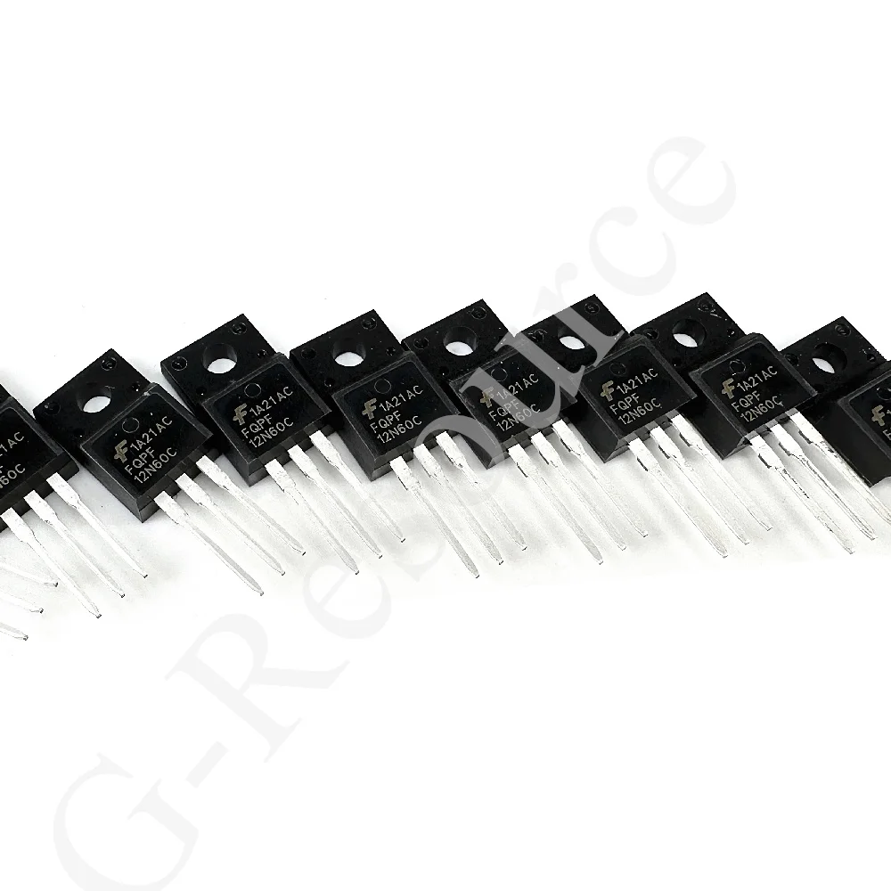 (10pcs) FQPF12N60 12N60 FQPF12N60C MOS-FET N-channel TO-220F