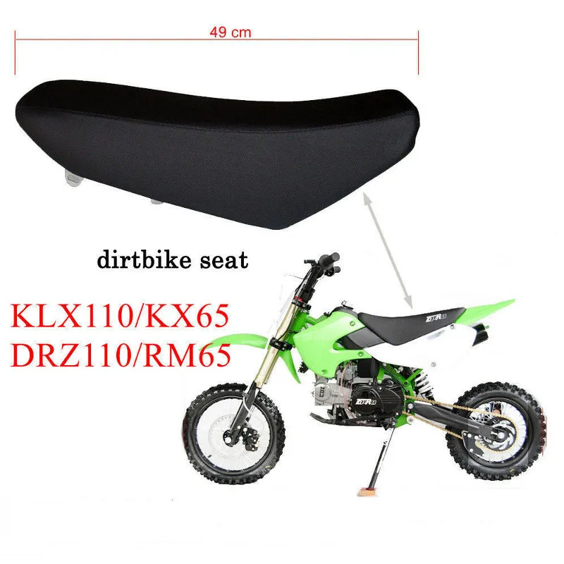 Motorcycle Complete Seat for Kawasaki KLX110 DRZ110 KX65 DRZ110 Pit Pro Trail Dirt Bike