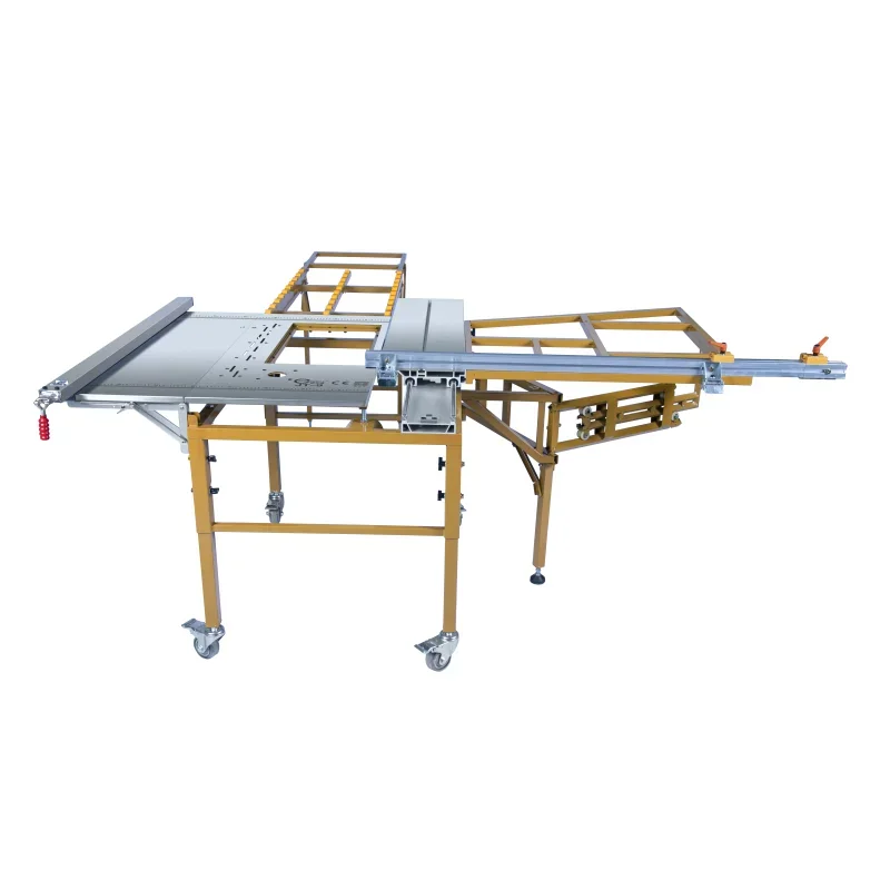 

Portable Folding Woodworking Table Saw Mobile Tablesaw Sawmill Portable Horizontal Table Saw for Woodworking