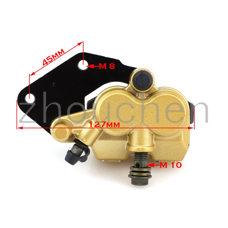 Brake calipers are suitable for various 50cc, 125cc, 150cc and 250cc gy6 qmb139 scooter motorcycle brake pumps with brake pads