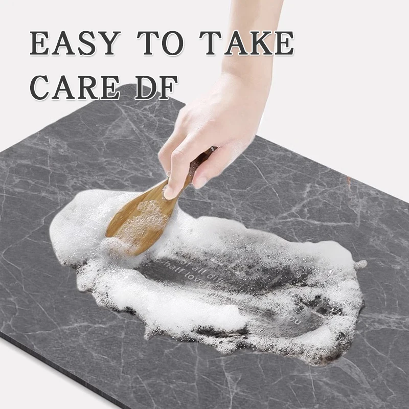 Luxury Bathroom Mat Super Absorbent Quick Dry Anti-Slip Simple Life Rug Bath Floor Mats Carpet For Shower High Quality